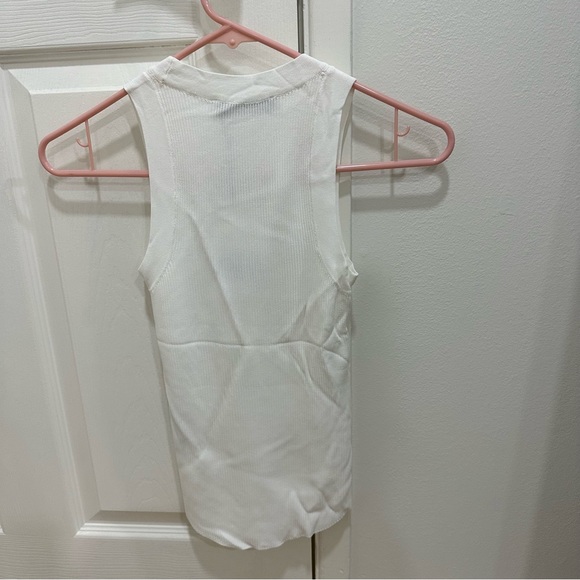 NWT Zara Ribbed Tank Top Viscose Size Small - Picture 6 of 7